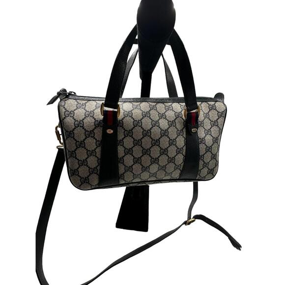 Gucci GG Supreme Web Sherry Line Hand Bag 39.02.040. - Picture 1 of 16